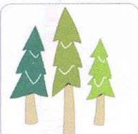 Die 1534 pine trees | Cuttlebug Die 1534 pine trees | Cuttlebug
