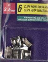 Glas- wissellijstklemmen 6 stuks Glas- wissellijstklemmen 6 stuks