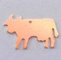 Koperplaatje cow | Efco Koperplaatje cow | Efco