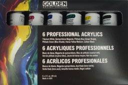 Acrylverf heavy bodyset 6 tubes | Golden Acrylverf heavy bodyset 6 tubes | Golden