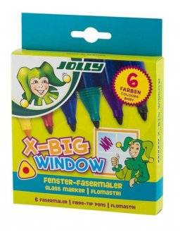 X-Big Window 6 glasstift | Jolly X-Big Window 6 glasstift | Jolly
