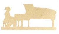 Mdf ornament 7488-03 piano | Rico Mdf ornament 7488-03 piano | Rico