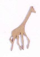 Mdf ornament 7360-05 giraffe 1 | Rico Mdf ornament 7360-05 giraffe 1 | Rico