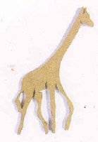 Mdf ornament 7360-18 giraffe 2 | Rico Mdf ornament 7360-18 giraffe 2 | Rico
