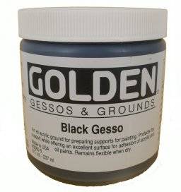 Black gesso 236 ml. | Golden