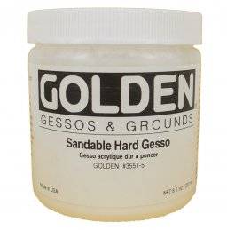 Sandable hard gesso 236 ml | Golden