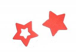 Strooihoutjes ster rood 620359 | Mica