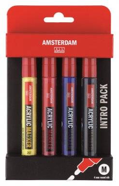 Amsterdam marker set basic 4x4mm | Talens