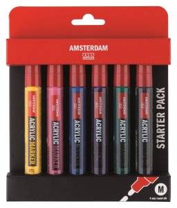 Amsterdam marker set basic 6x4mm | Talens