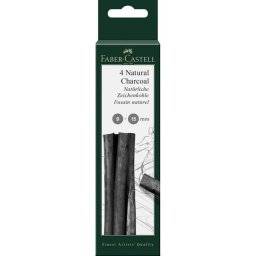 4 natural charcoal 9-15mm 129498 | Faber castell
