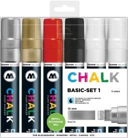 Chalkmarker 15mm set basic | Molotow 