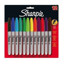 Stiften set 12 kleuren | Sharpie