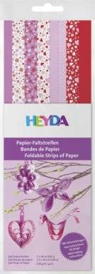 Papierstroken rood/paars 756-62 | Heyda