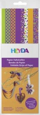 Papierstroken geel/paars 756-63 | Heyda
