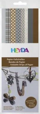 Papierstroken grijs/bruin 756-65 | Heyda
