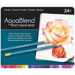 Aqua potloden 24st florals | Spectrum noir
