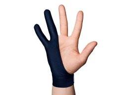 Teken handschoen 2 vingers | Smudge guard