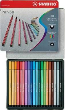 Pen 68 blik 20 kleuren | Stabilo
