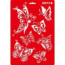 A4 sjabloon butterflies 66015 | Meyco