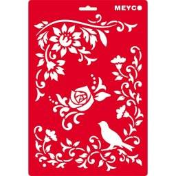 A4 sjabloon blossoms &bird 66046 | Meyco