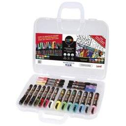 Posca stiften in koffer wit | Uni Posca stiften in koffer wit | Uni