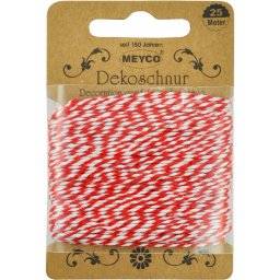 Decokoord wit/rood 936-74 | Meyco