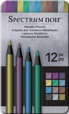 Metallic potloden blik 12st | Spectrum noir Metallic potloden blik 12st | Spectrum noir