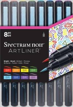 Artliner set 8dlg brushpens | Spectrum noir