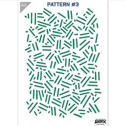 A3 sjabloon pattern 3 | QBIX