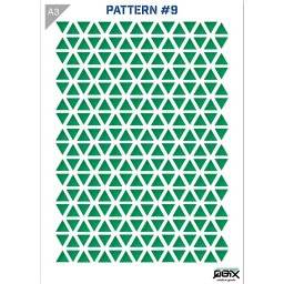 A3 sjabloon pattern 9 | QBIX