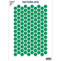 A3 sjabloon pattern 10 | QBIX