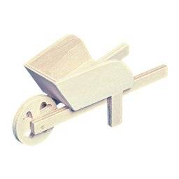 Mini houten kruiwagen 46-072 | Rayher