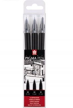 Pigma pen set 3st SA706L | Sakura
