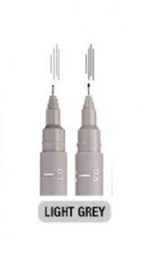 Fineliner uni pin light grey | Uni