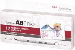 ABT pro markerset 12 pastel | Tombow