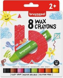 8 wax crayons | Bruynzeel 