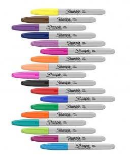 Stiftenset met 18 kleuren | Sharpie