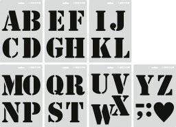 Sjabloonset alfabet 66054 | Meyco