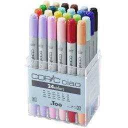 Ciao markerset 24 kleuren | Copic