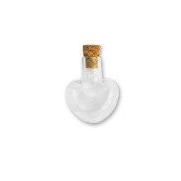 Mini glazen flesje hart 63458 | Meyco
