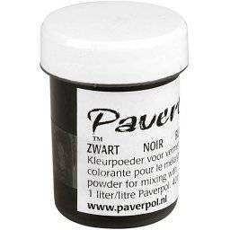 Pavercolor 40 gram zwart | Paverpol Pavercolor 40 gram zwart | Paverpol
