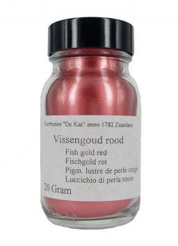 Vissengoud poeder rood 20 gram | De kat Vissengoud poeder rood 20 gram | De kat