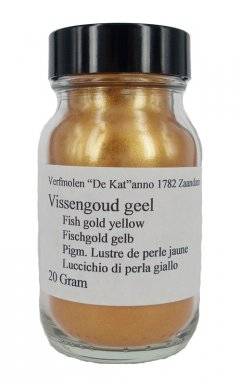 Vissengoud poeder geel 20 gram | De kat Vissengoud poeder geel 20 gram | De kat