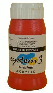 System 3 acrylverf 500 ml. | Daler rowney System 3 acrylverf 500 ml. | Daler rowney