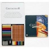 cretacolor basic pastelset 47-020 27st
